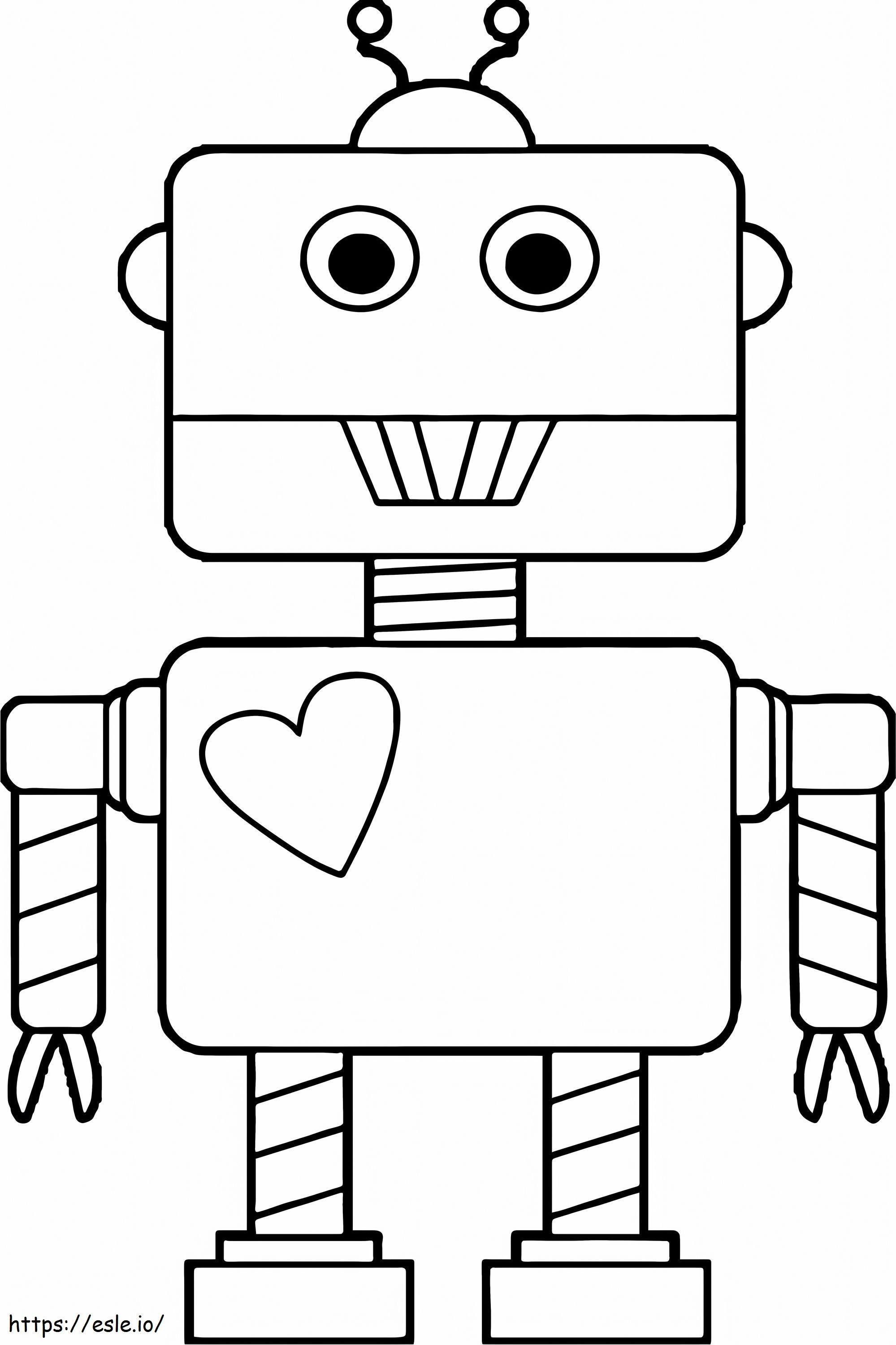 Robot 78 With Thejourneyvisvi Within Page coloring page