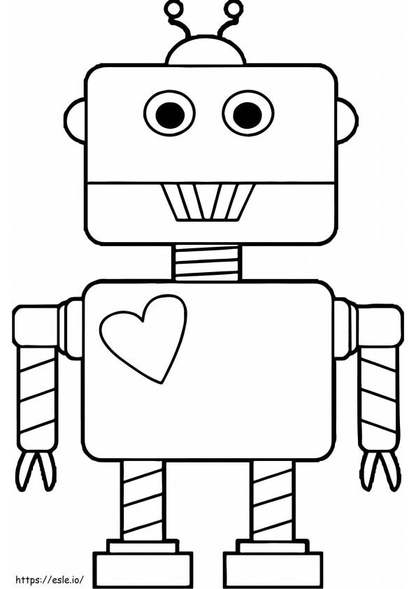 Coloriage  Robot 78 avec The Journeyvisvi dans la page à imprimer dessin