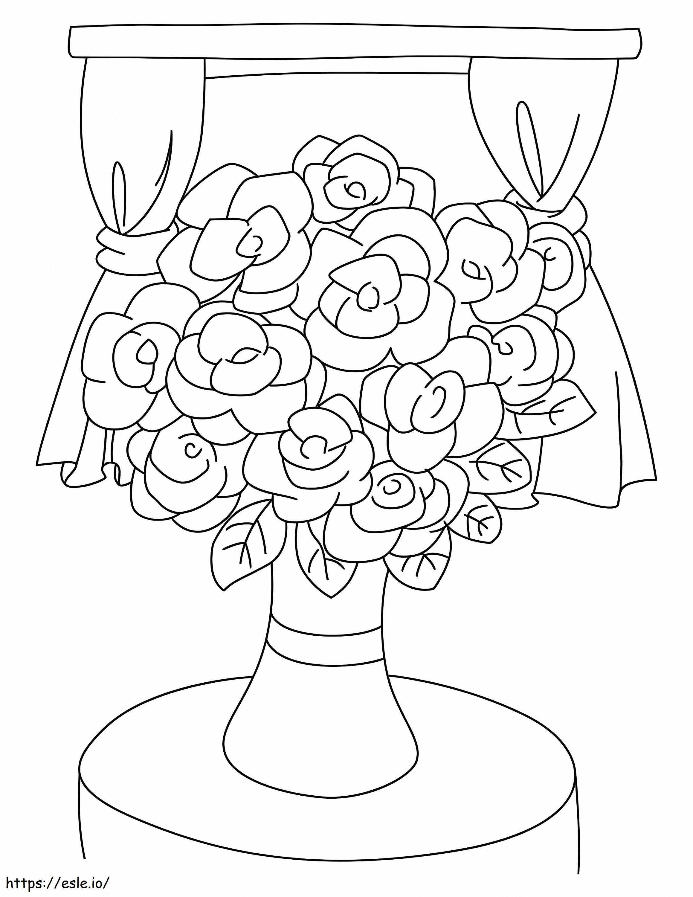 Gardenia At Home coloring page
