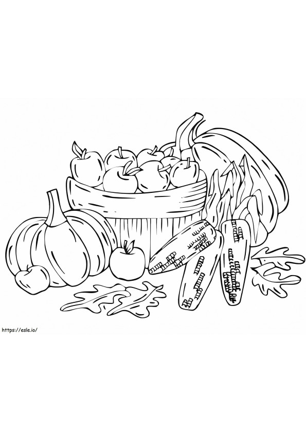 Harvest 3 coloring page