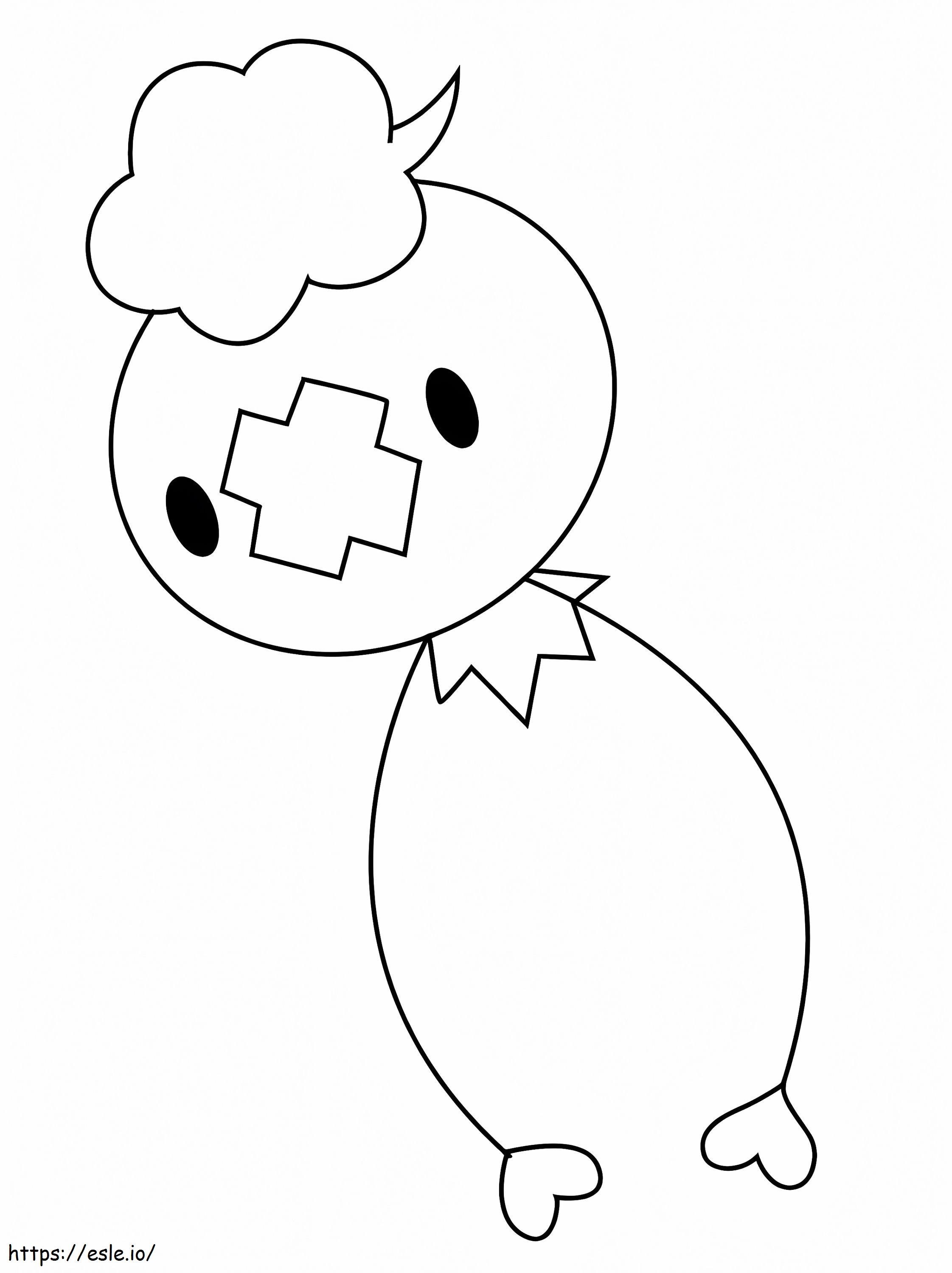 Coloriage Pokemon Drifloon à imprimer dessin