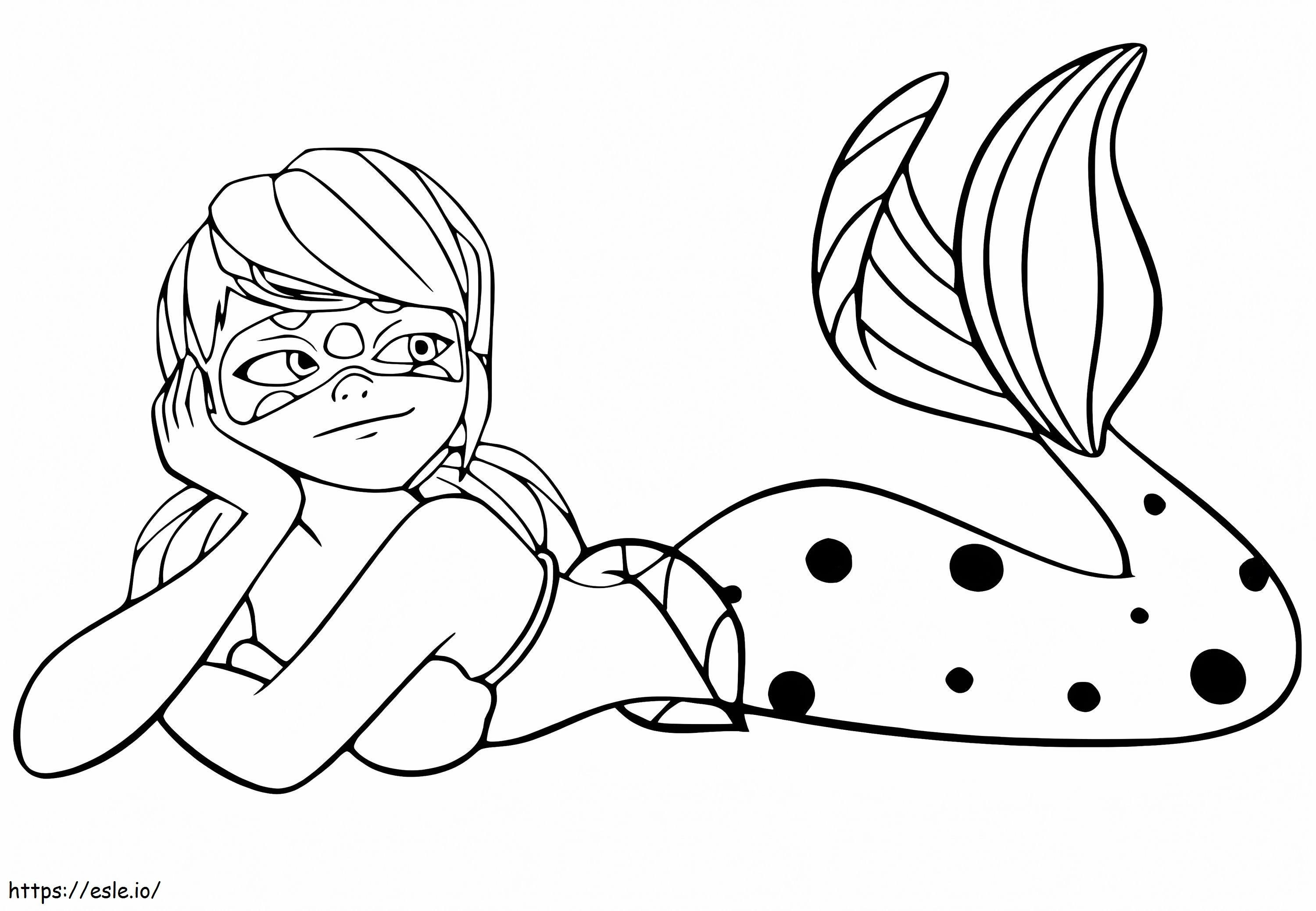 Miraculous Ladybug Mermaid coloring page