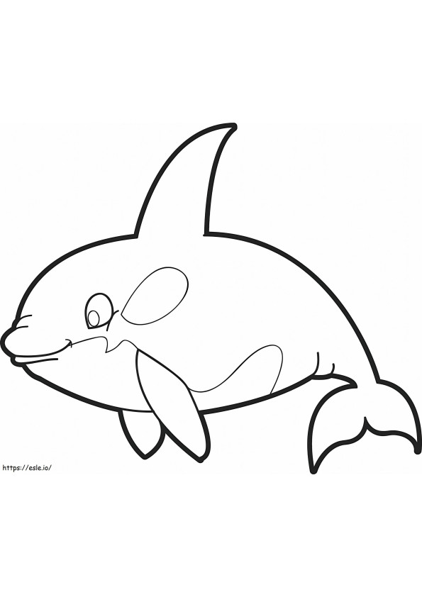 Coloriage Bonne baleine à imprimer dessin