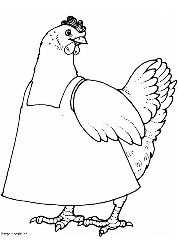 Mother Hen coloring page