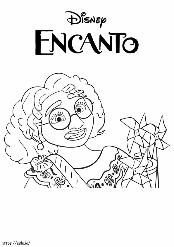 Mirabel Madrigal Of Charm coloring page