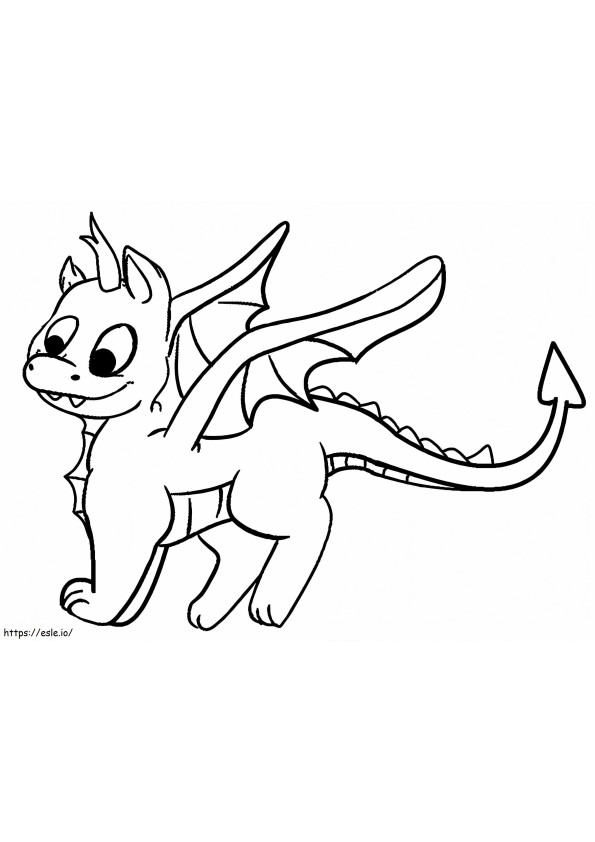 Webkinz Dragon coloring page