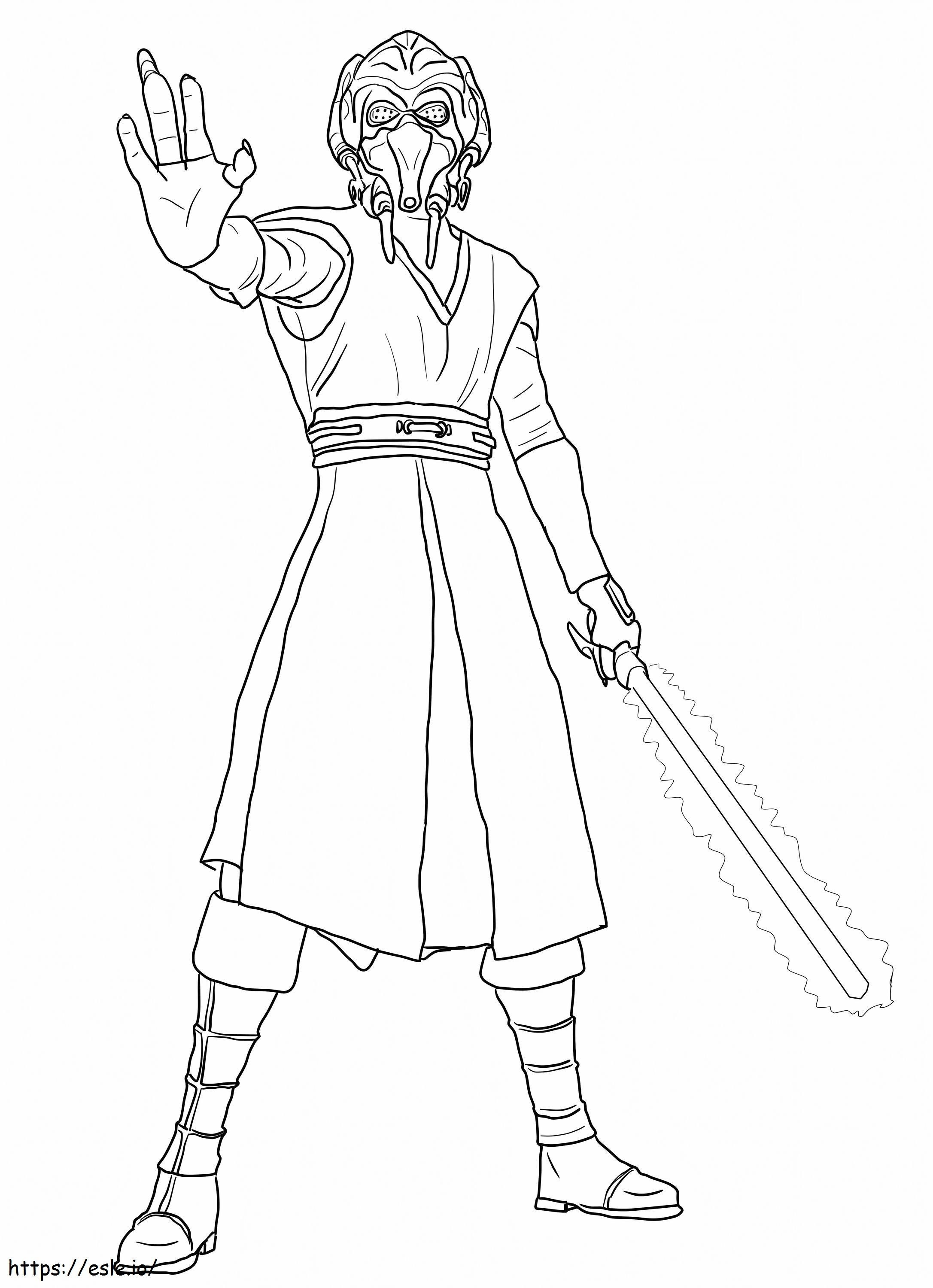 Plo Koon coloring page