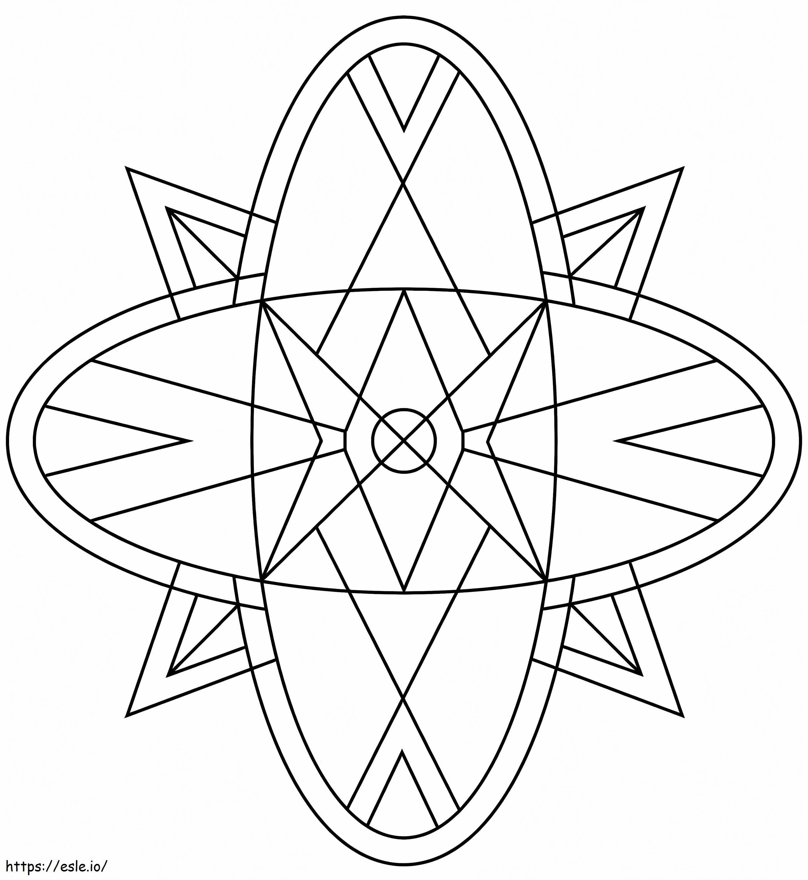 Kaleidoscope 13 coloring page