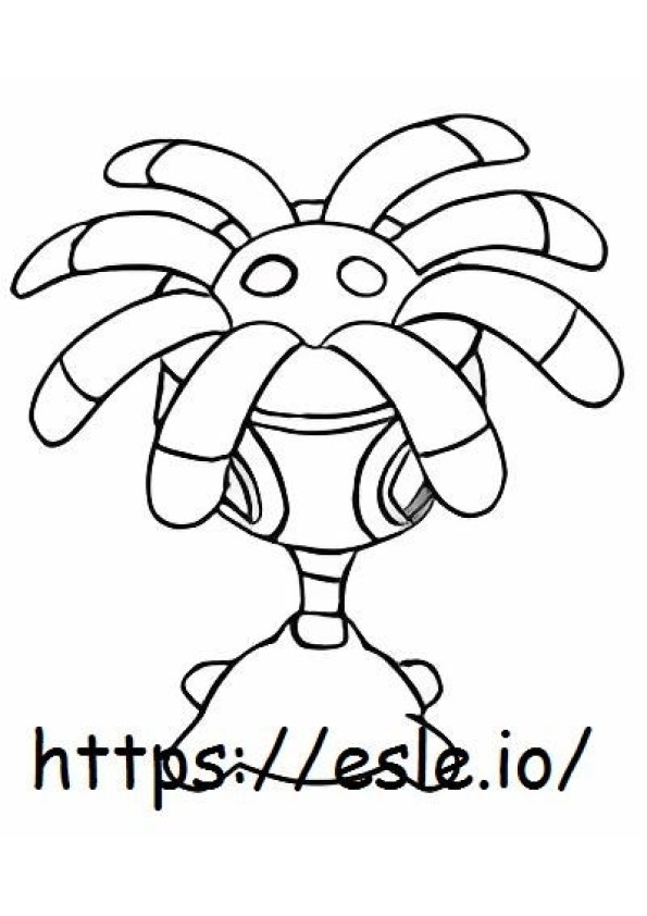 Lileep coloring page