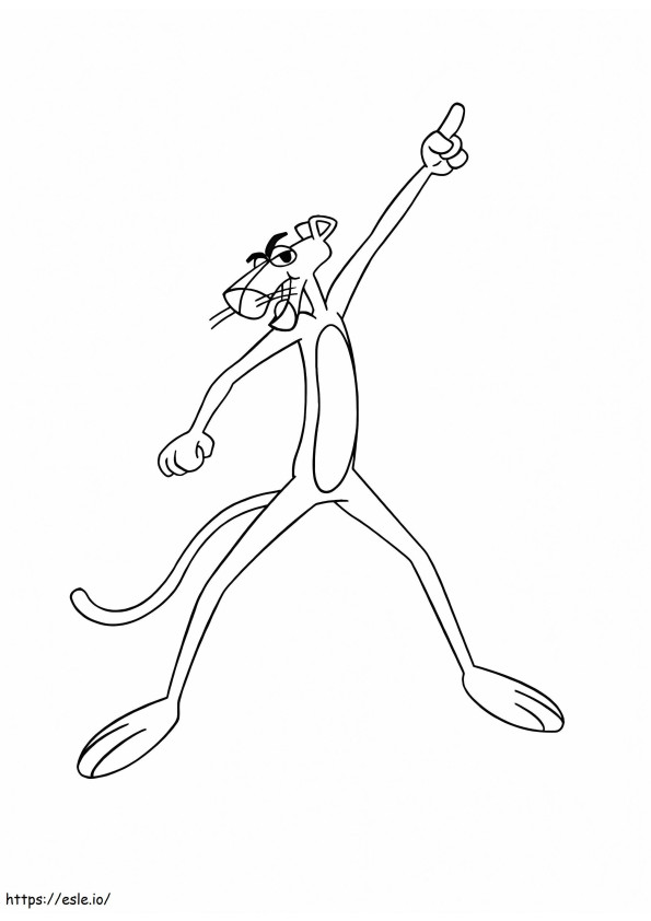 Pink Panther 1 coloring page