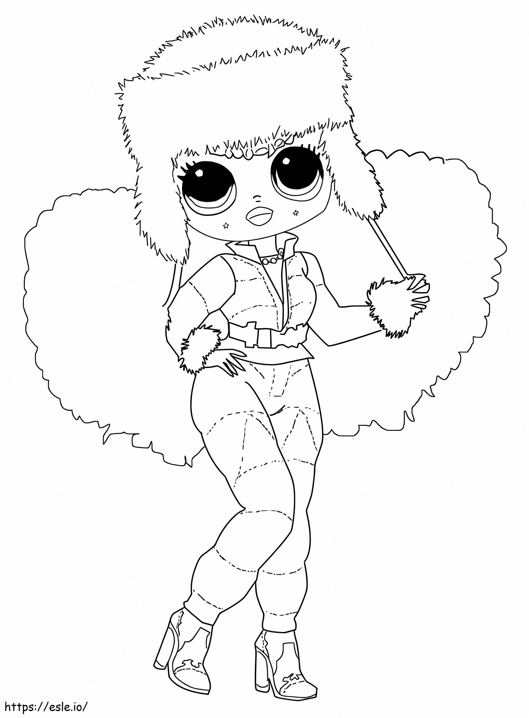 LOL OMG Winter Chill ICY Gurl para colorir