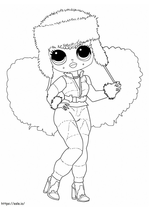 LOL OMG Winter Chill ICY Gurl para colorir