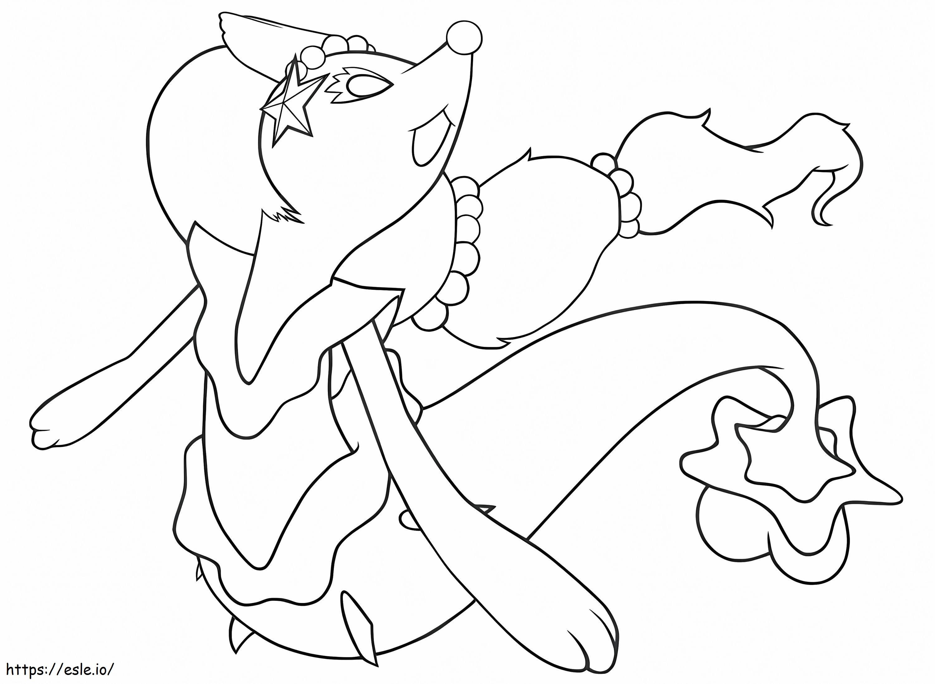 Primarina Pokemon 2 coloring page