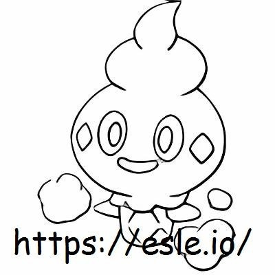 Vanillite coloring page