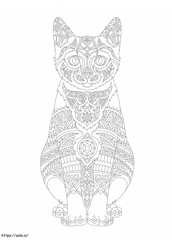 mandala kedi
