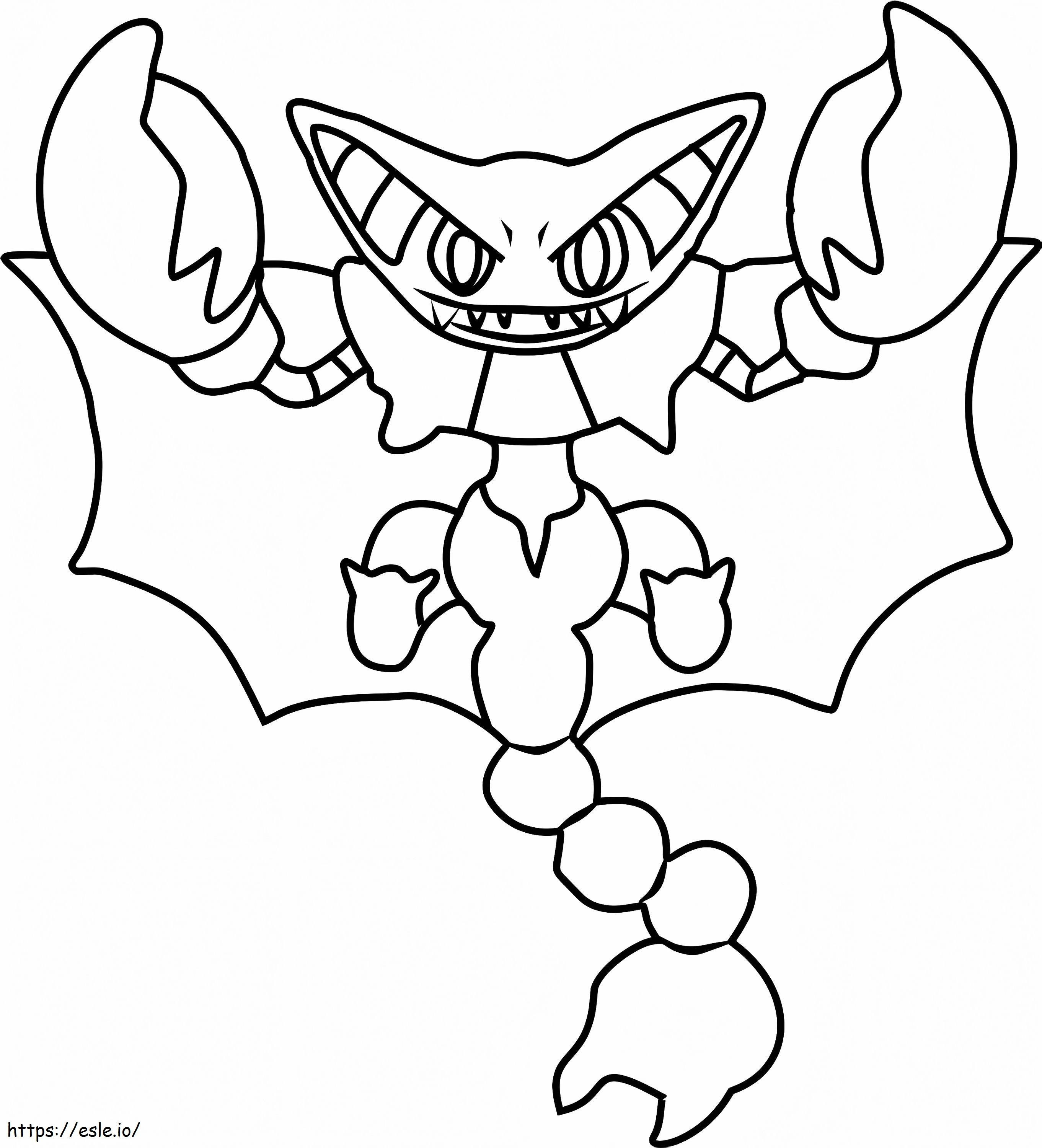 glimmora coloring page pokemon