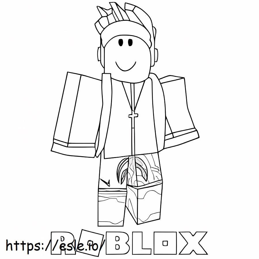 Boblox Ninja coloring page