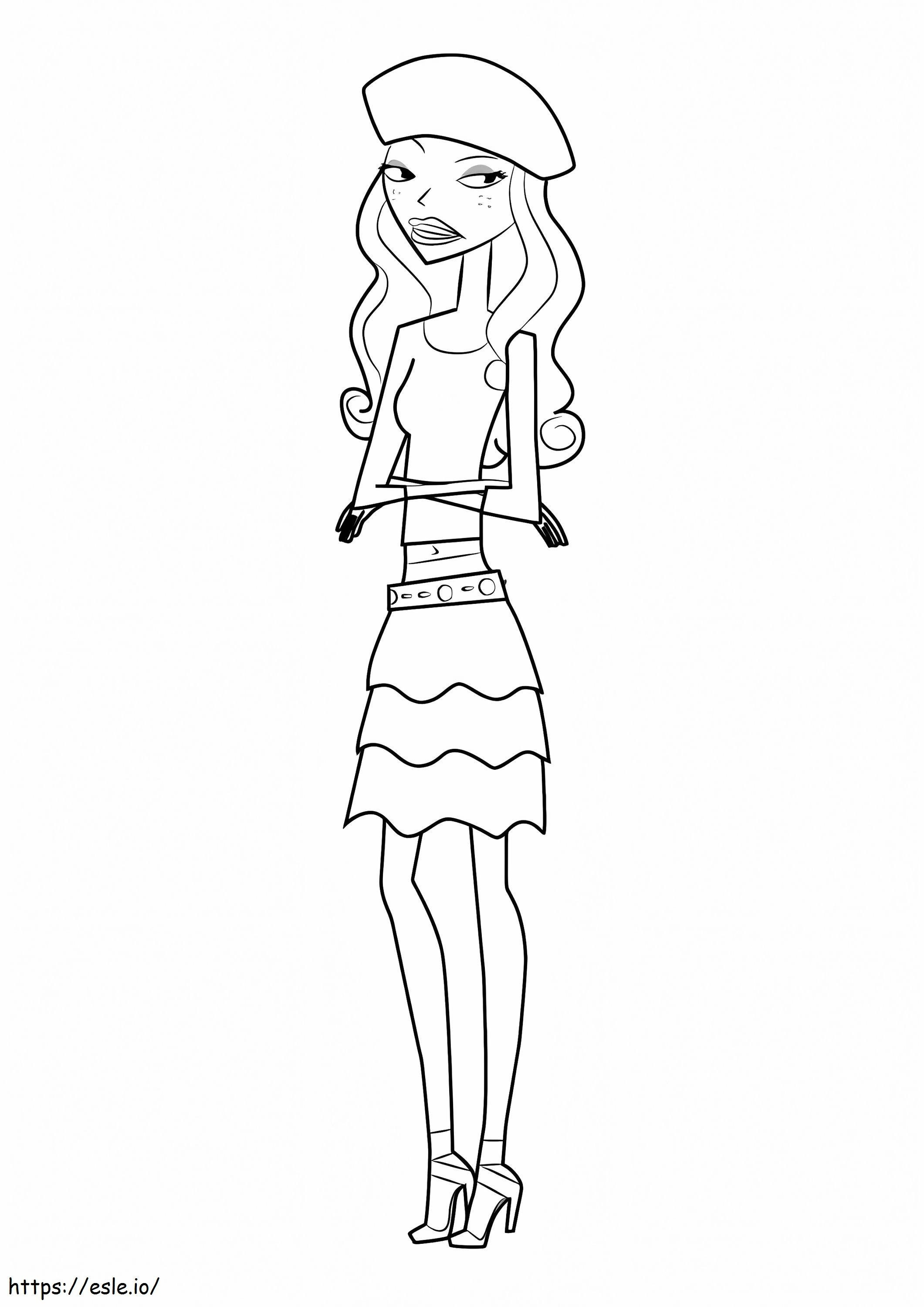 Gwen From 6Teen coloring page