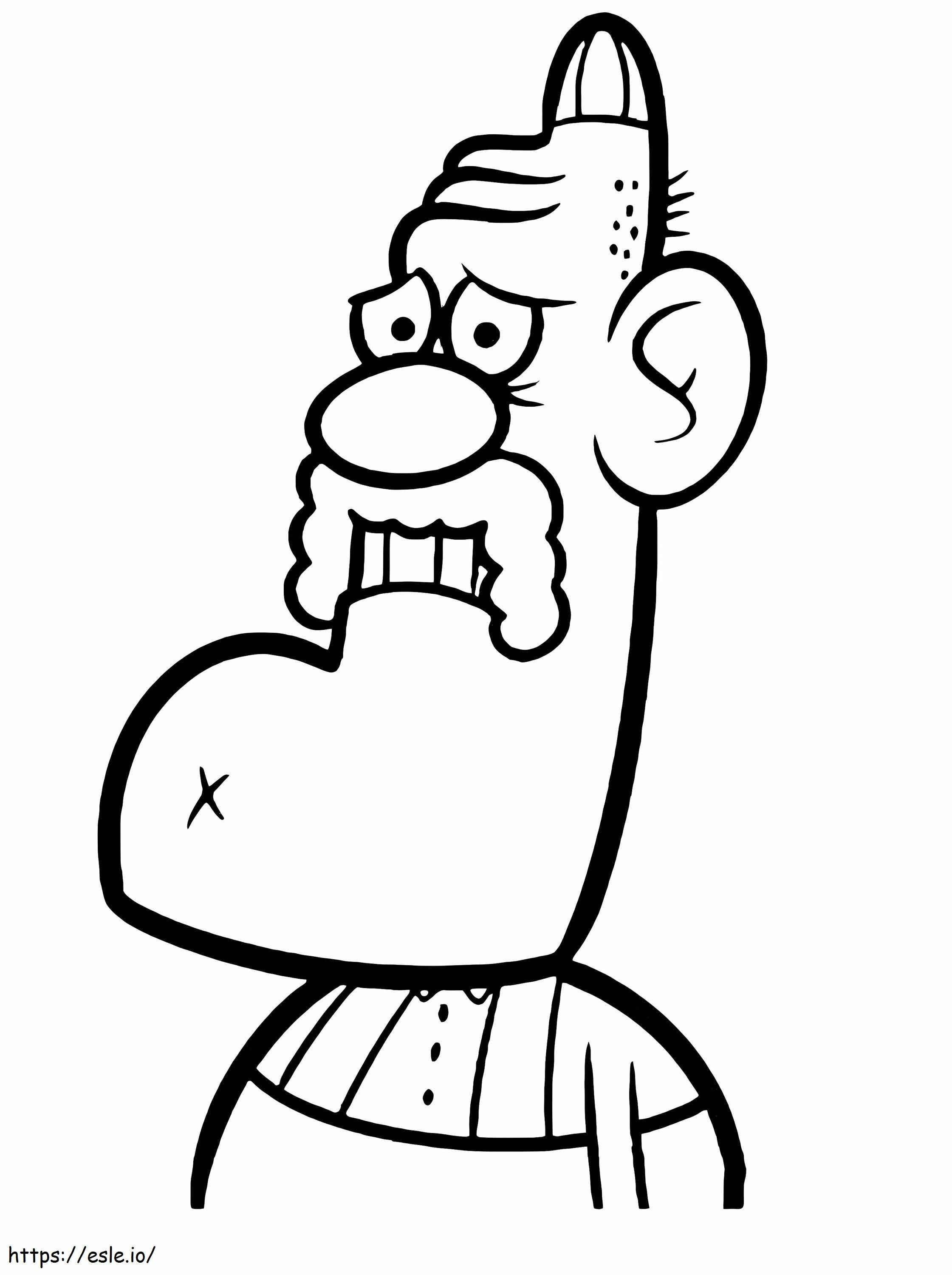Printable Uncle Grandpa coloring page