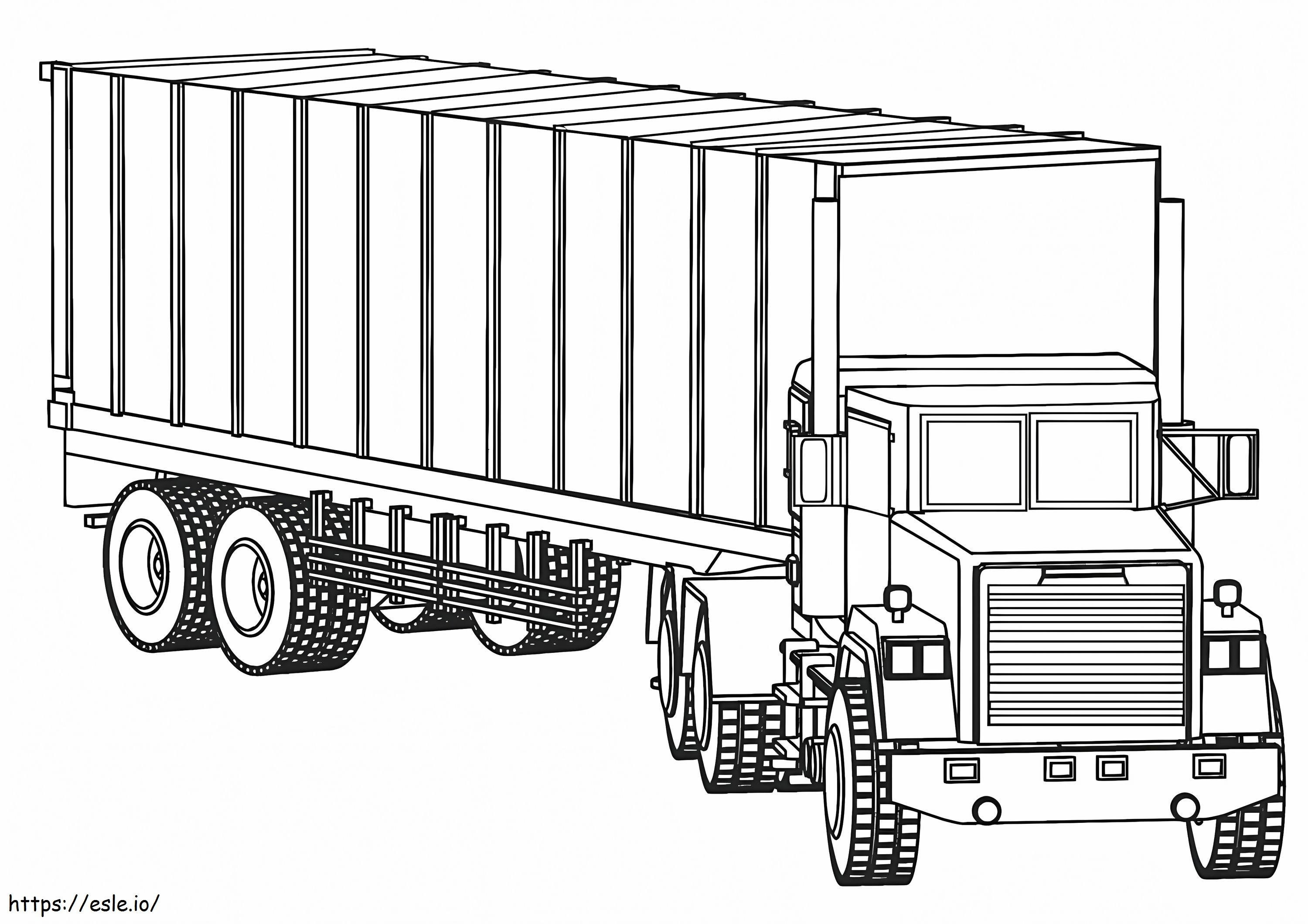 Basic Truck coloring page