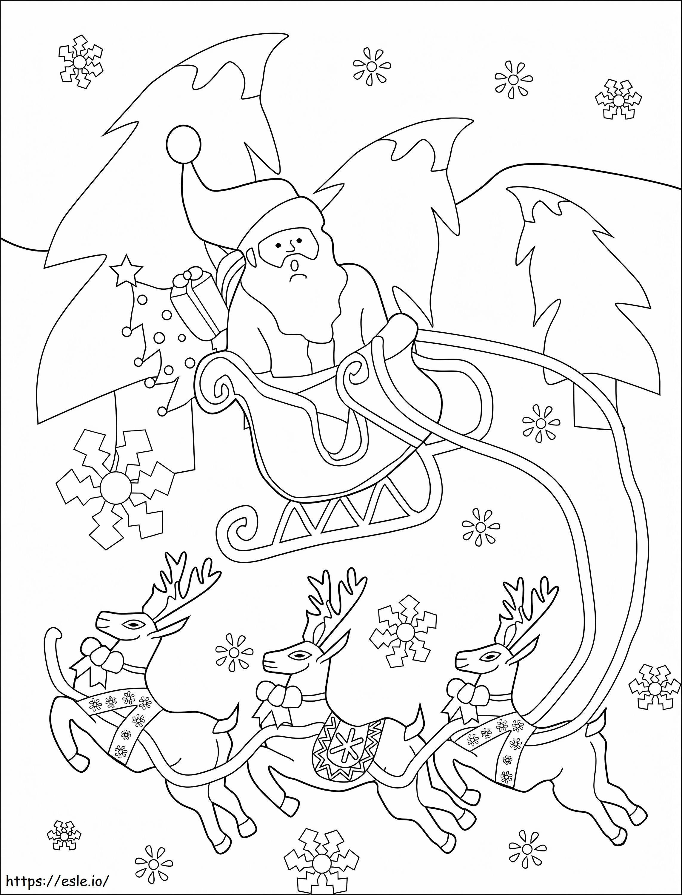 Santa Claus 6 coloring page