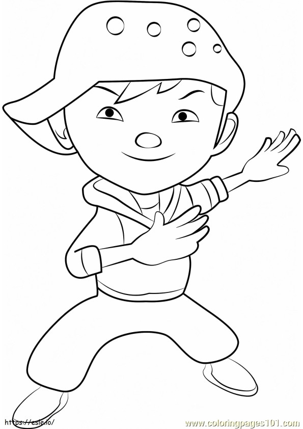 Boboiboy Wind1 coloring page