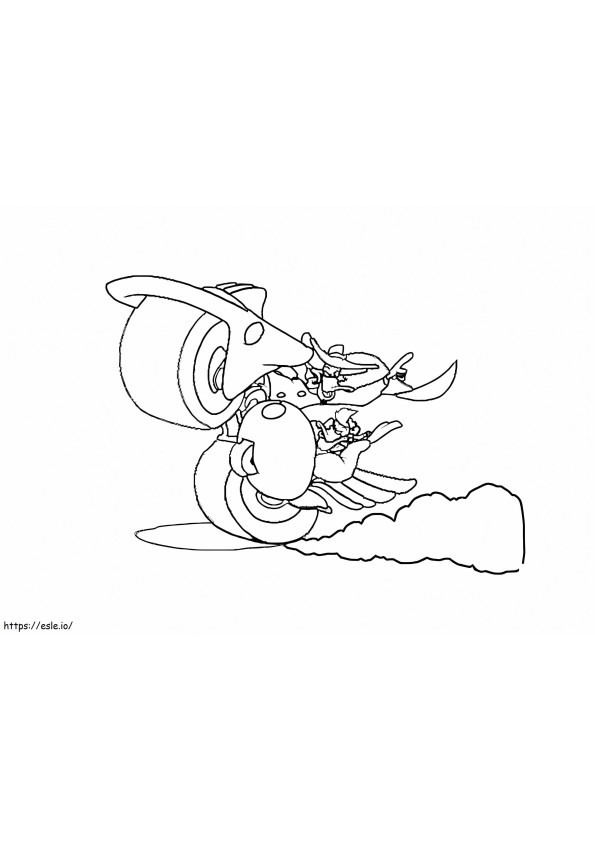 Free Darkwing Duck Printable coloring page