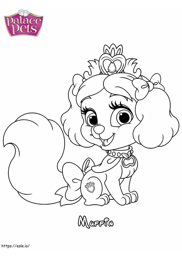  Muffin Princesas para colorir