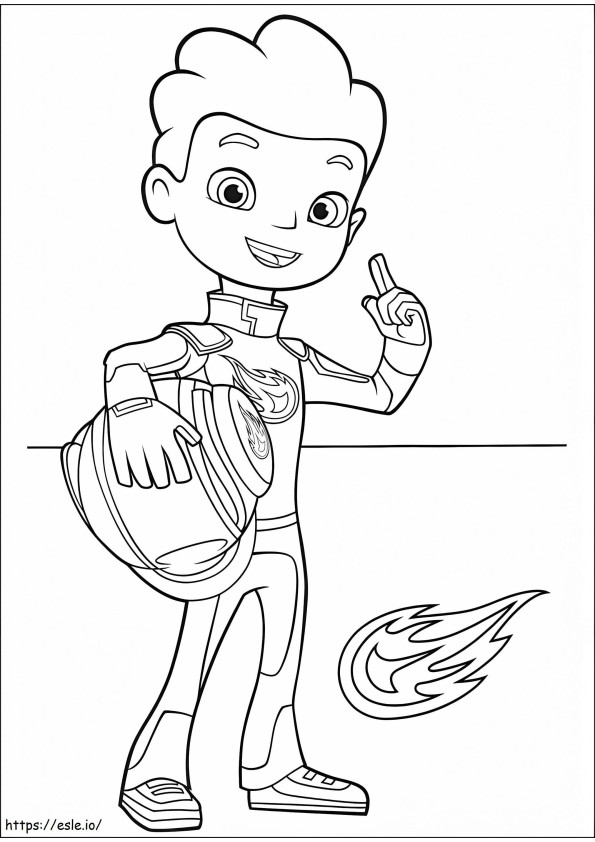 Happy And A4 coloring page