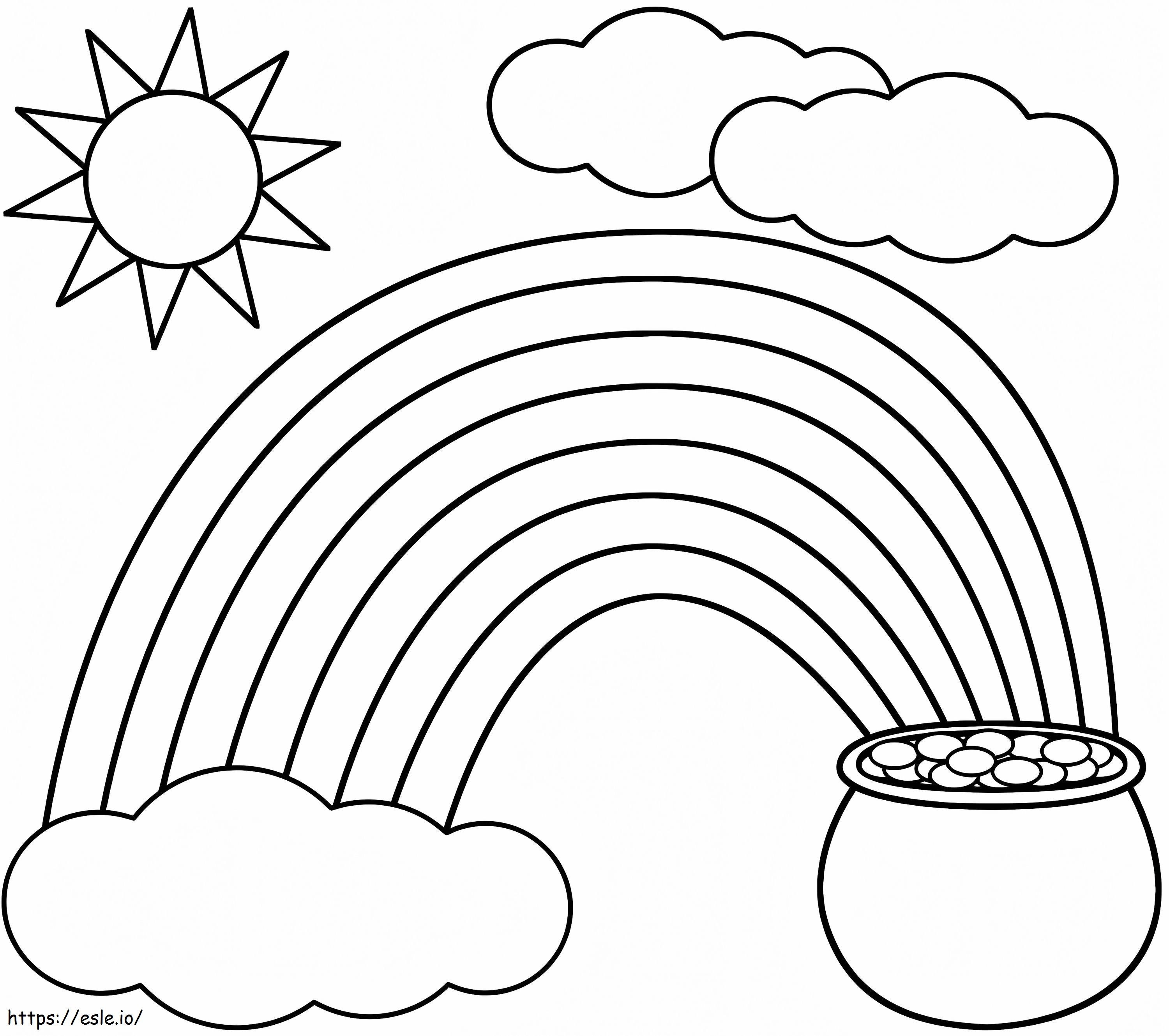 Rainbow Can Hurt You coloring page
