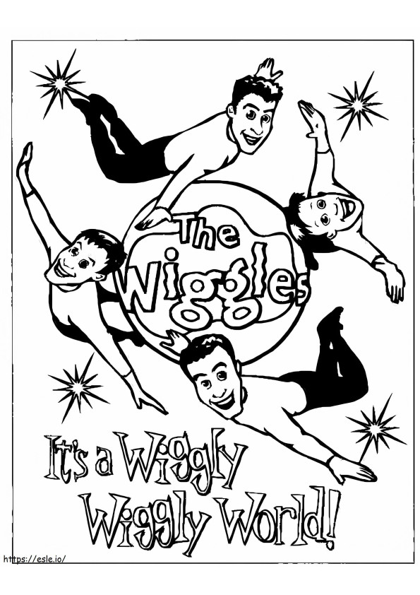 Wiggles 1 coloring page