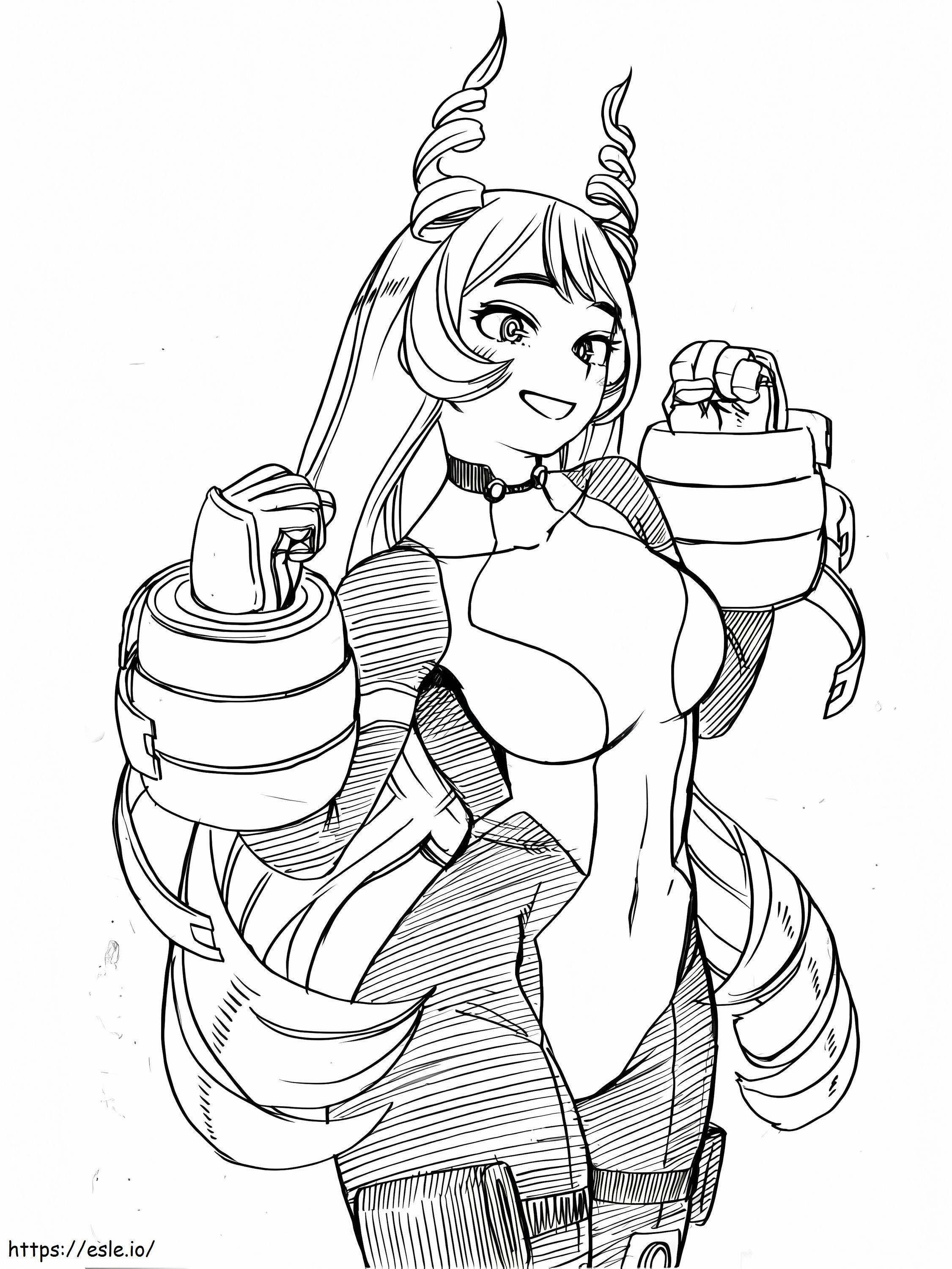 Druckbares Nejire Hado ausmalbilder