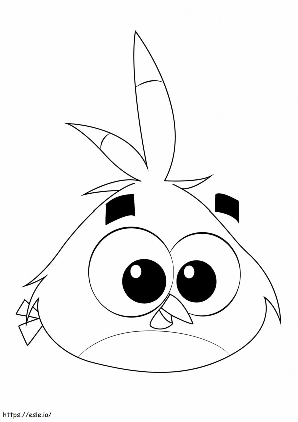 Angry Birds Stella Baby värityskuva