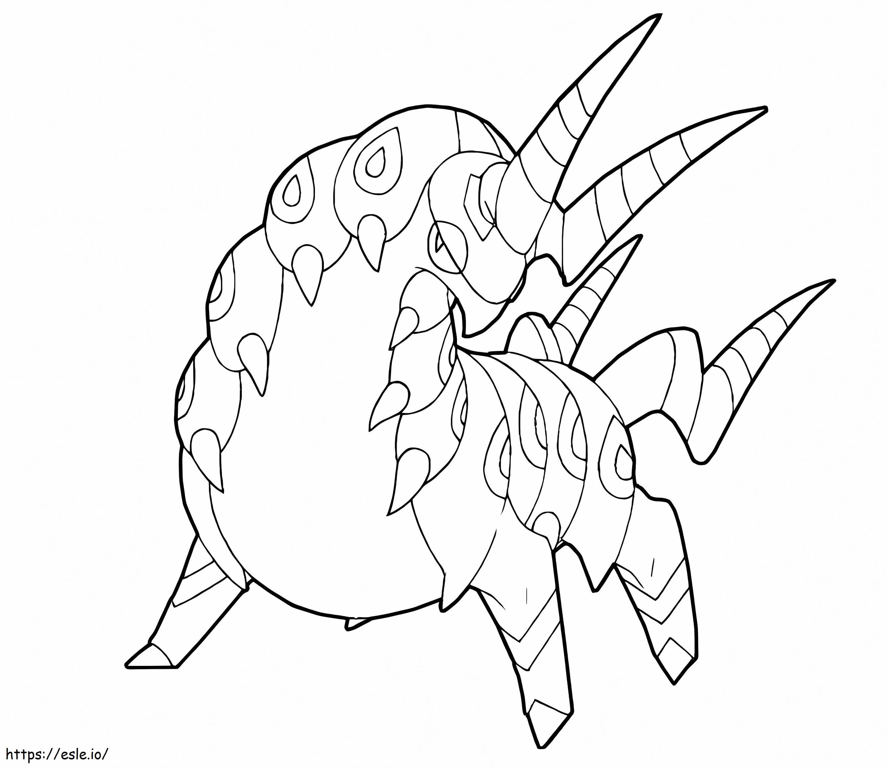 Pokémon Scolipede 1 para colorir
