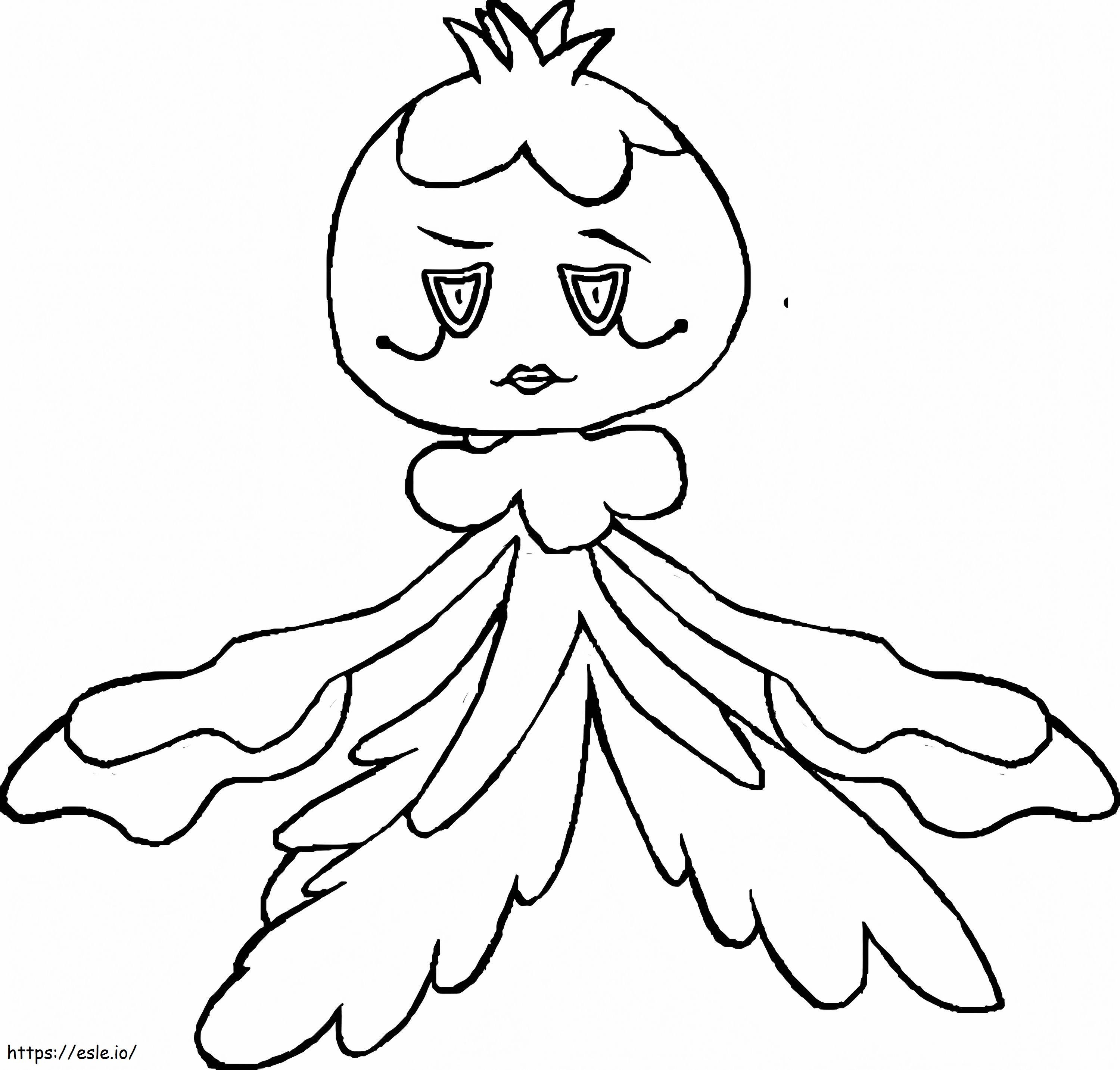 Female Frillish coloring page