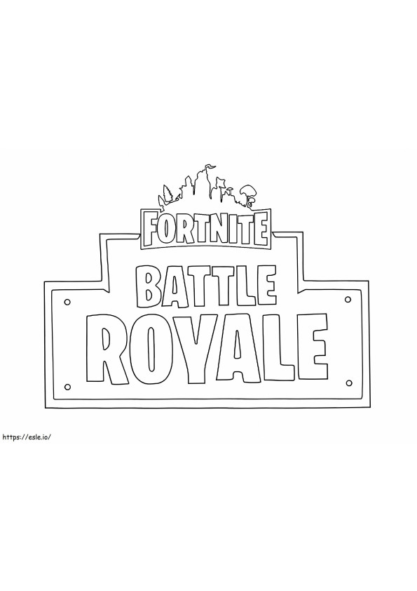 Coloriage  Pour les enfants Fortnite Battle Royale 91280 Échelle 2 à imprimer dessin