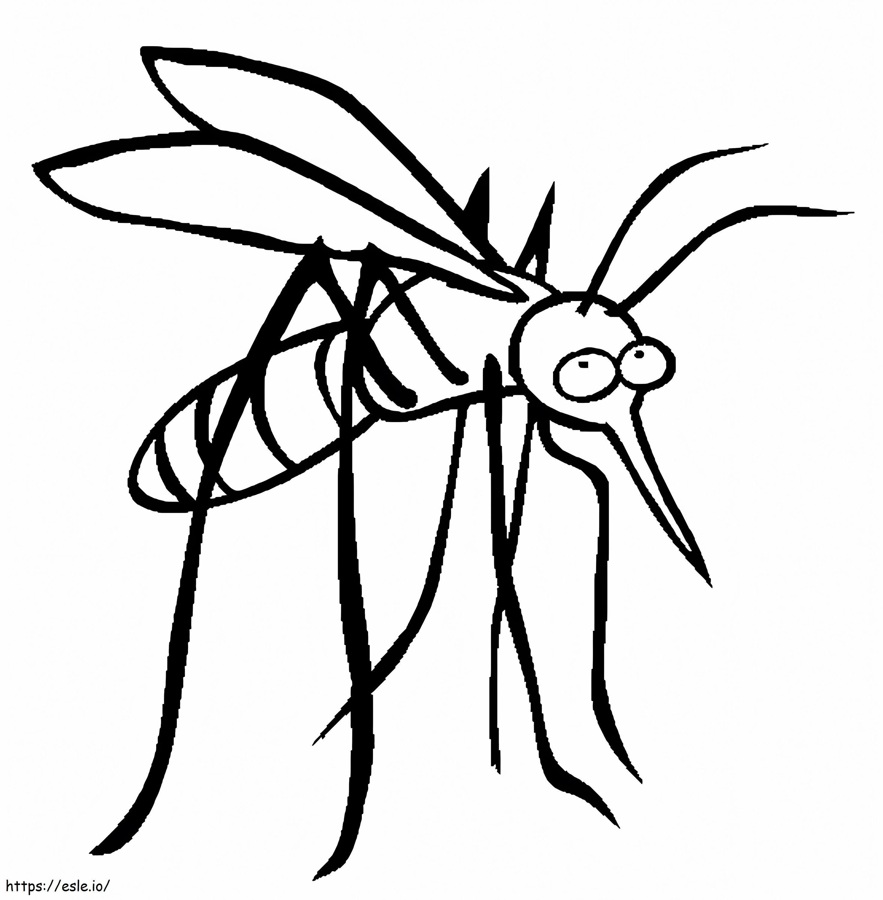 Free Printable Mosquito coloring page
