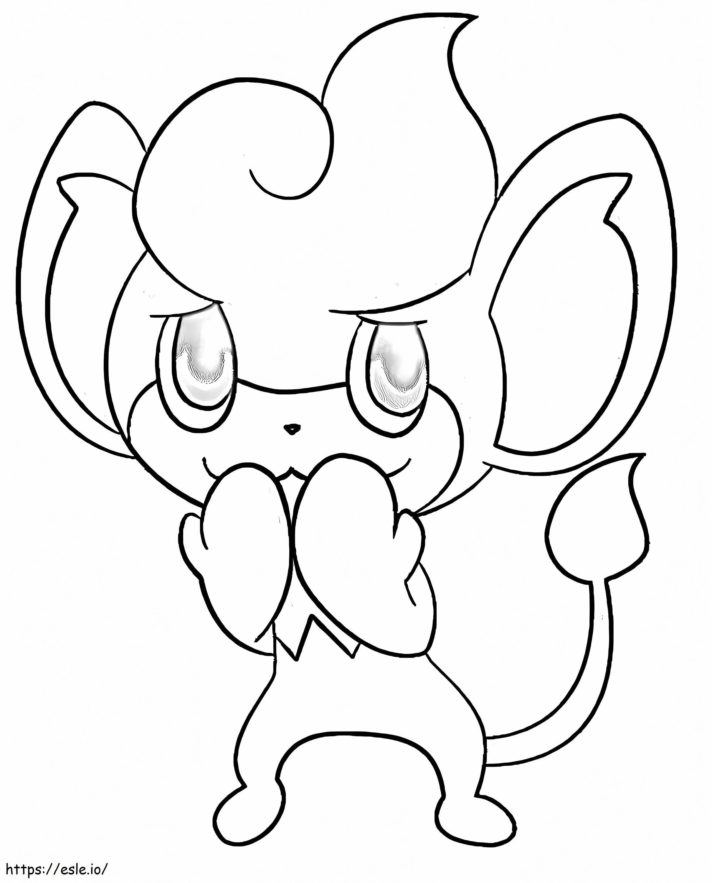 Pokémon pansear 1 da colorare