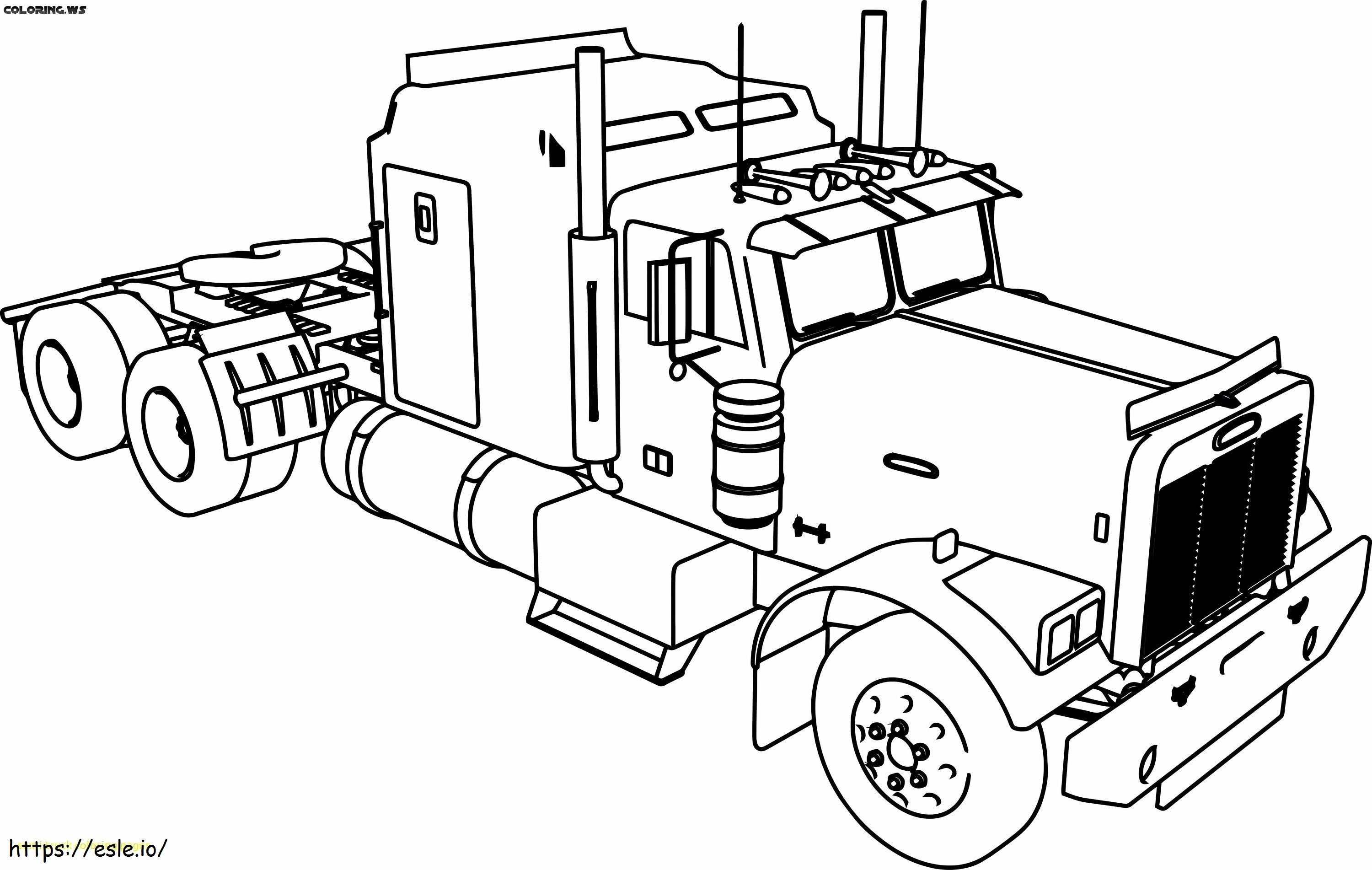 Big Truck coloring page