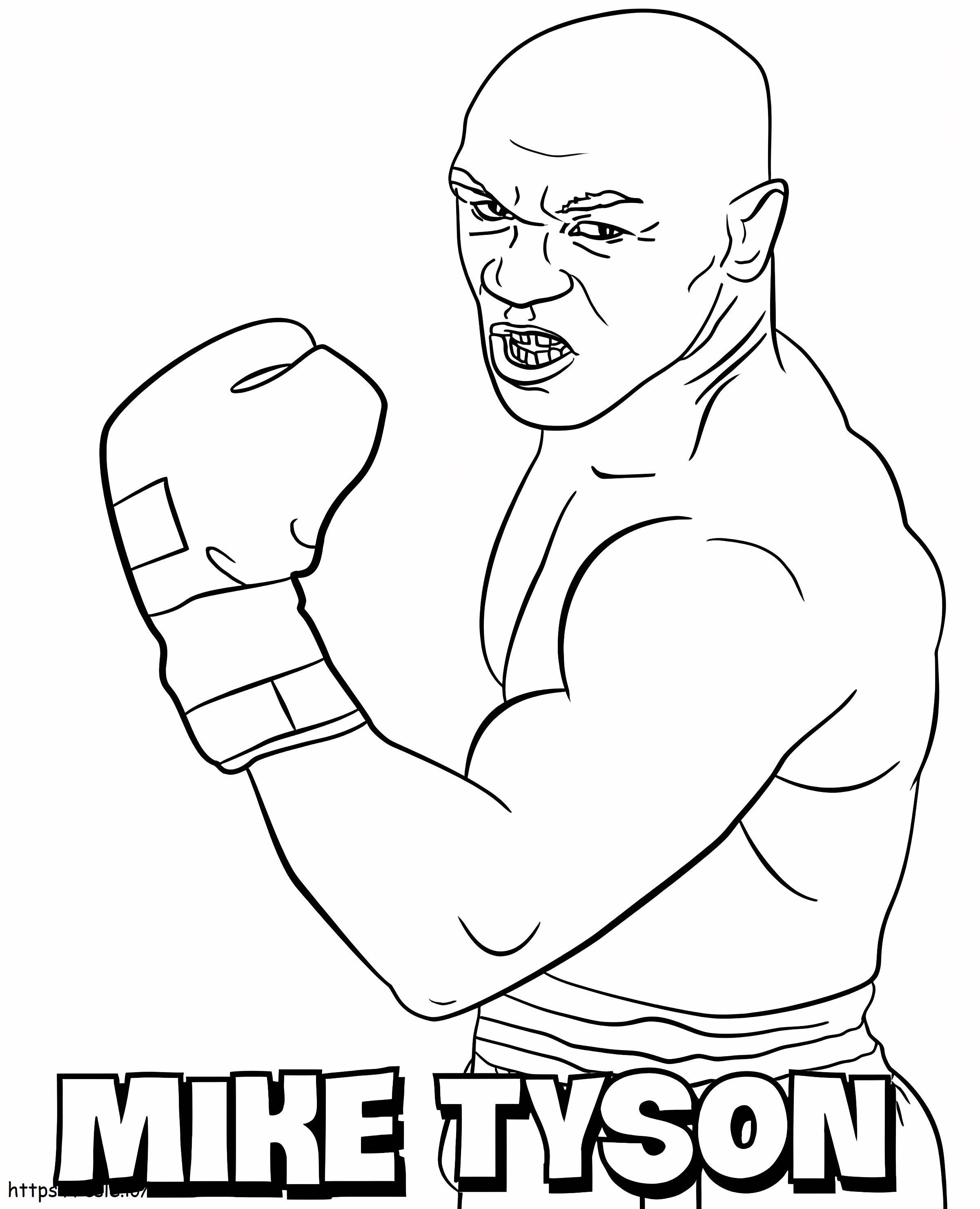 Legal Mike Tyson para colorir