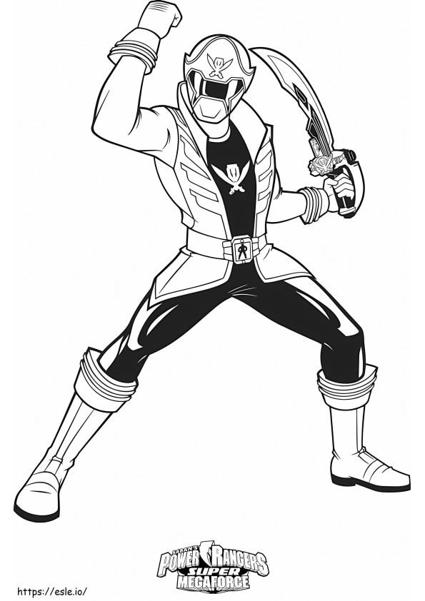Power Ranger 20 para colorir
