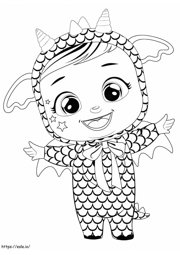 Bruny Cry Babies coloring page