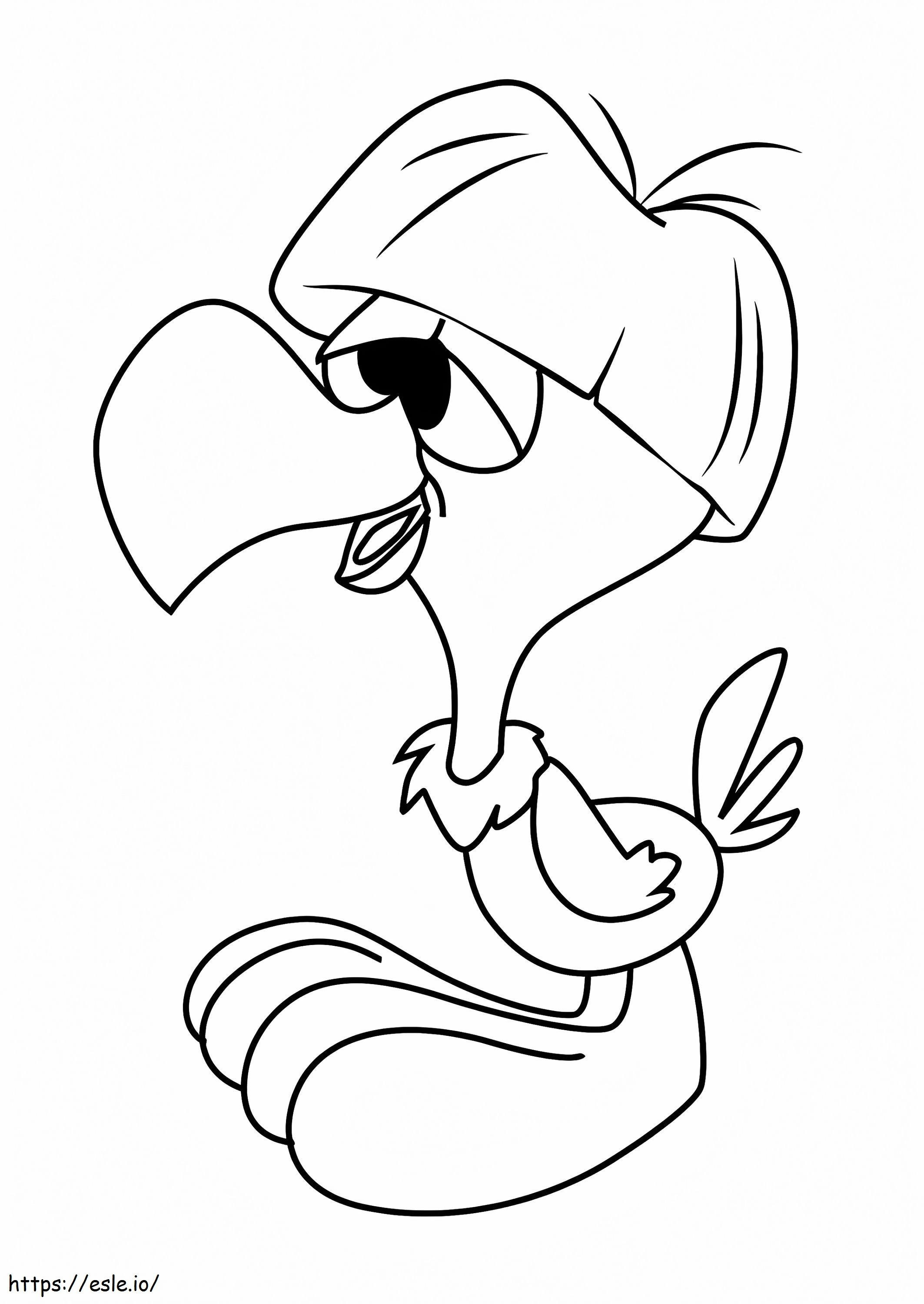 Concord Condor From Tiny Toon Adventures coloring page