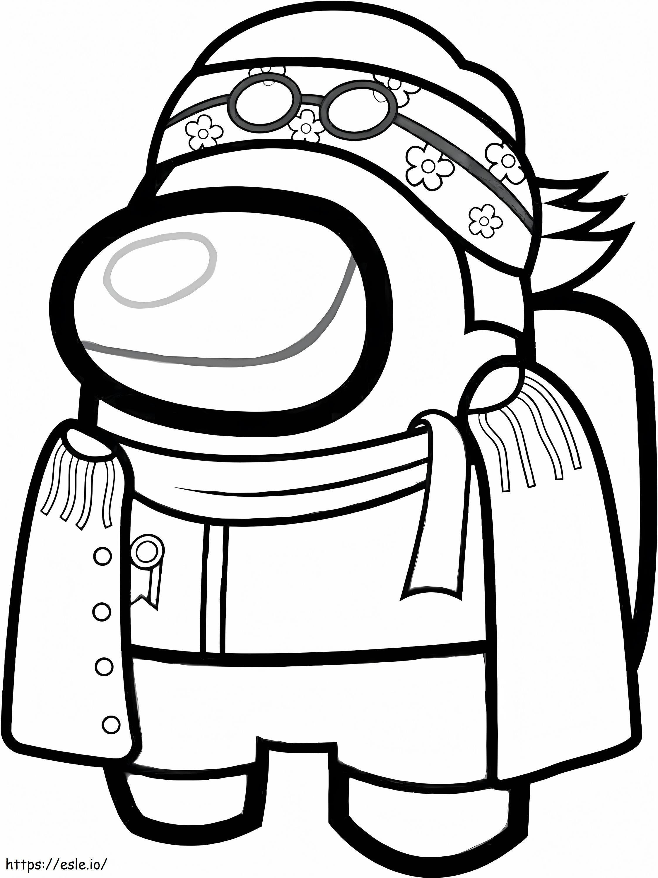 Coby Among Us 1 coloring page