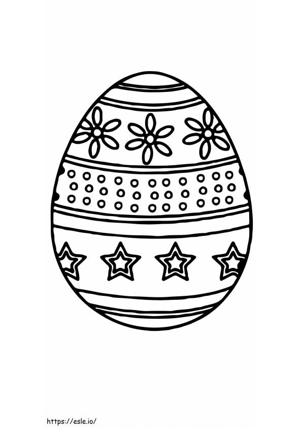 Easter Egg Flower Patterns Printable 13 coloring page