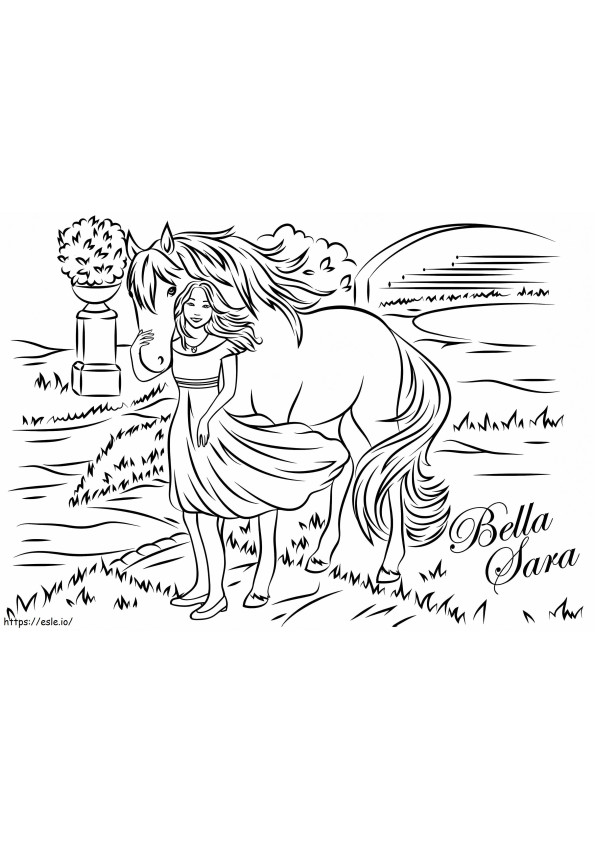 Sarah And Belle coloring page