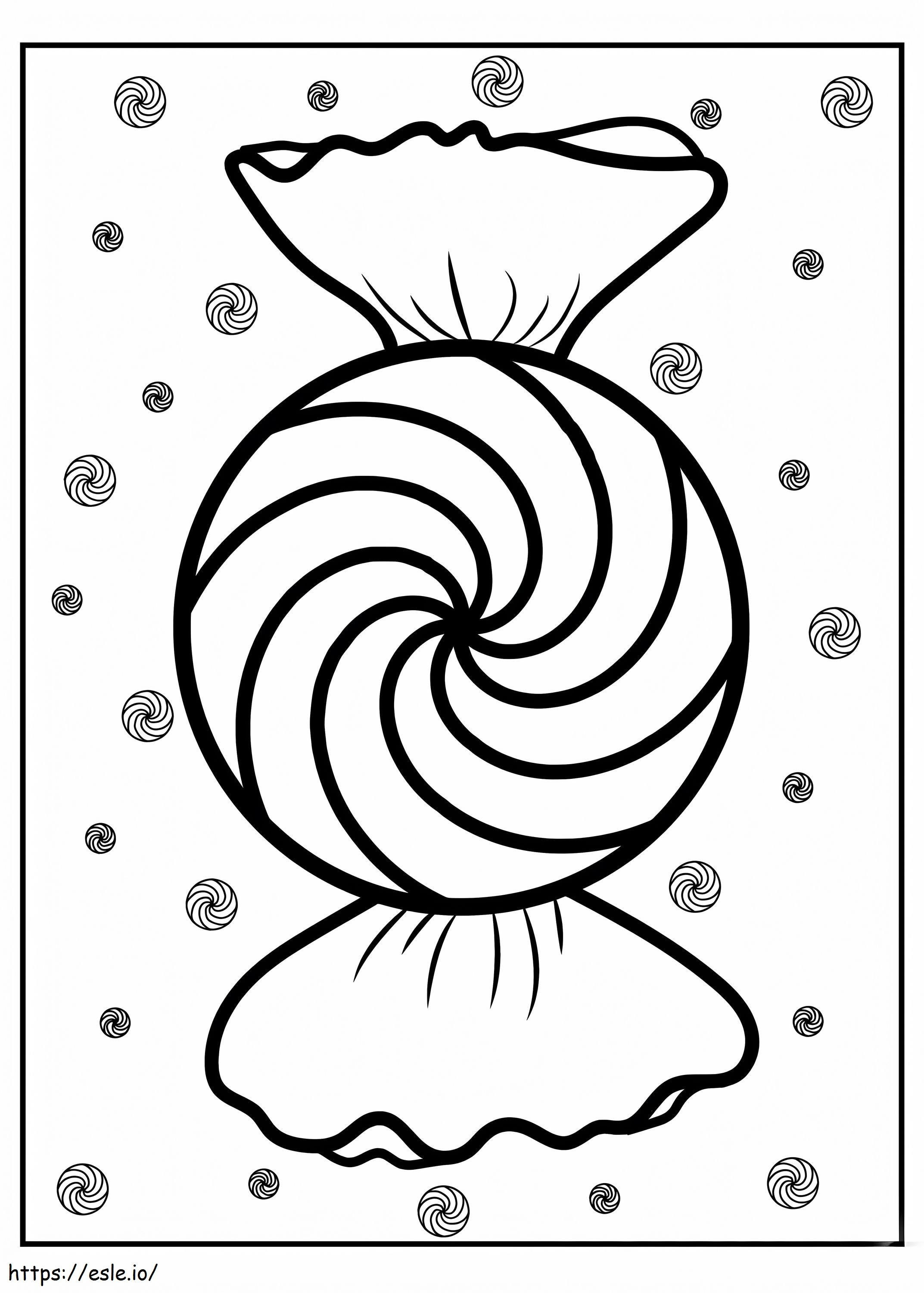 Big Candy coloring page