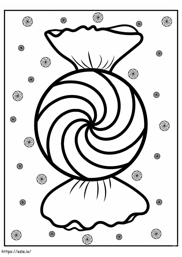 Big Candy coloring page