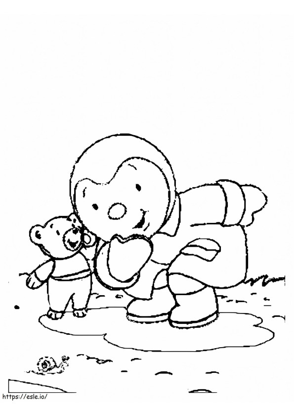 Tchoupi 12 coloring page
