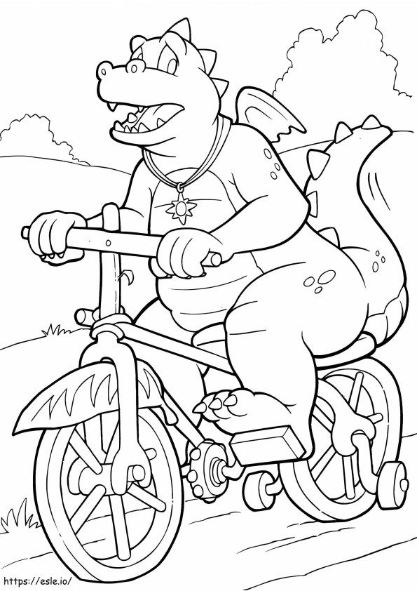 Ord On The Bike coloring page